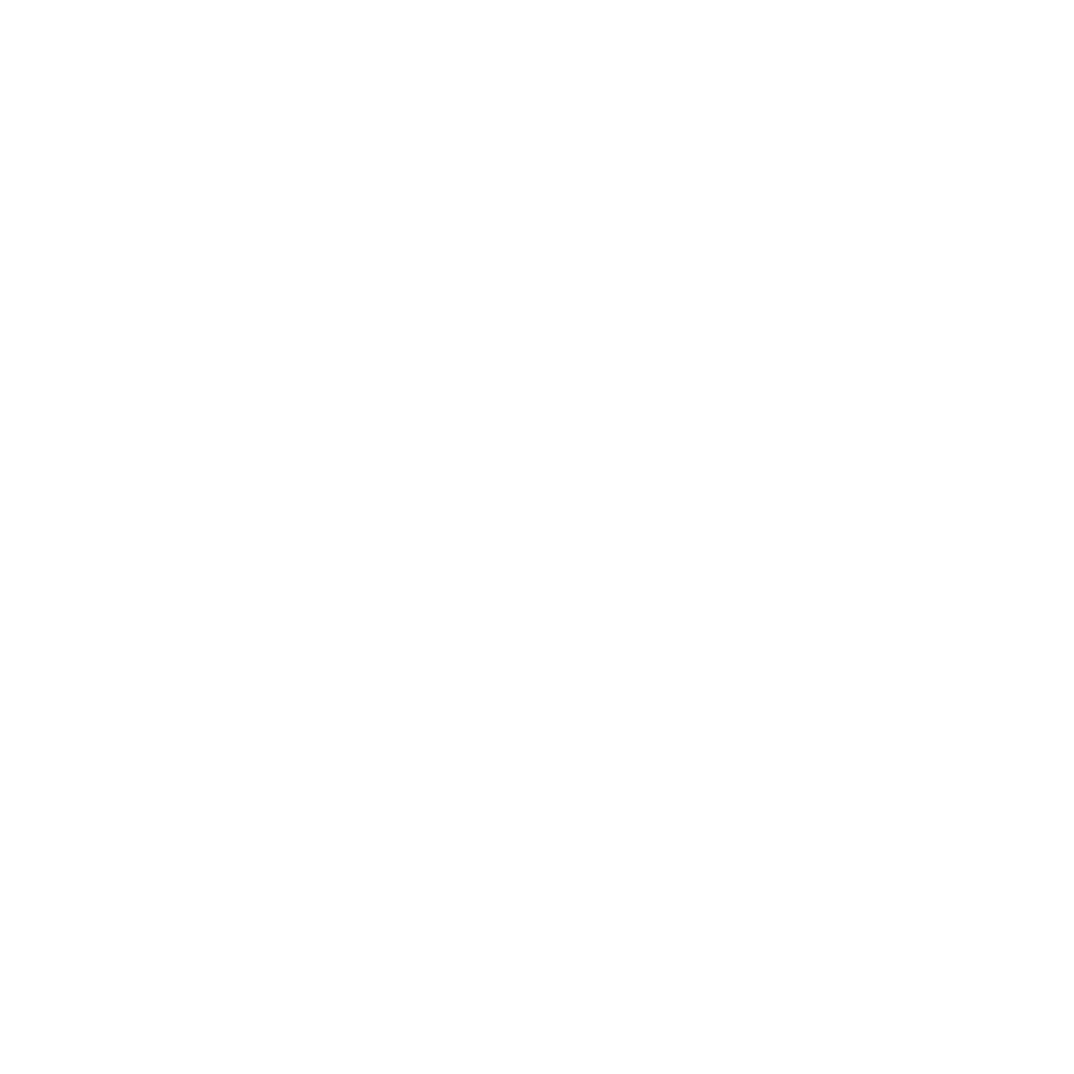 Minimalist white line drawing of a branch with five large leaves on black background.