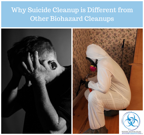 Why Suicide Scene Cleanup is Different from Biohazard Cleanups