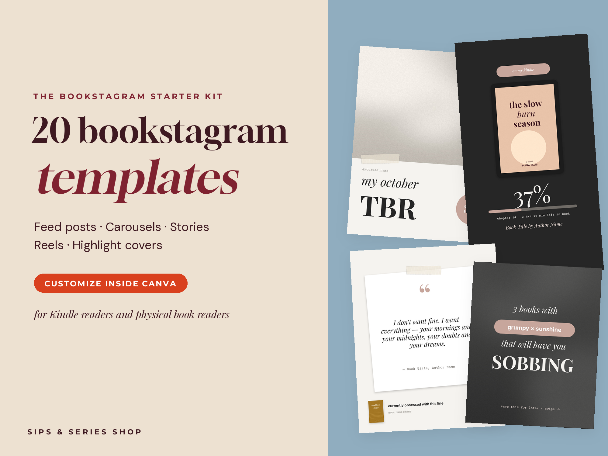 The Bookstagram Starter Kit