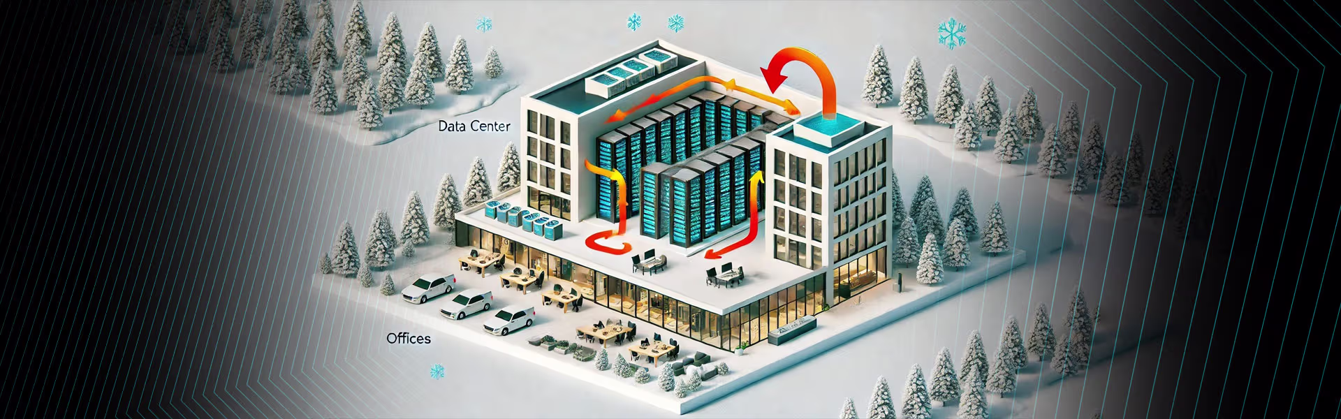 Reusing Heat from Immersion Server Cooling: A Sustainable Solution for Winter Heating