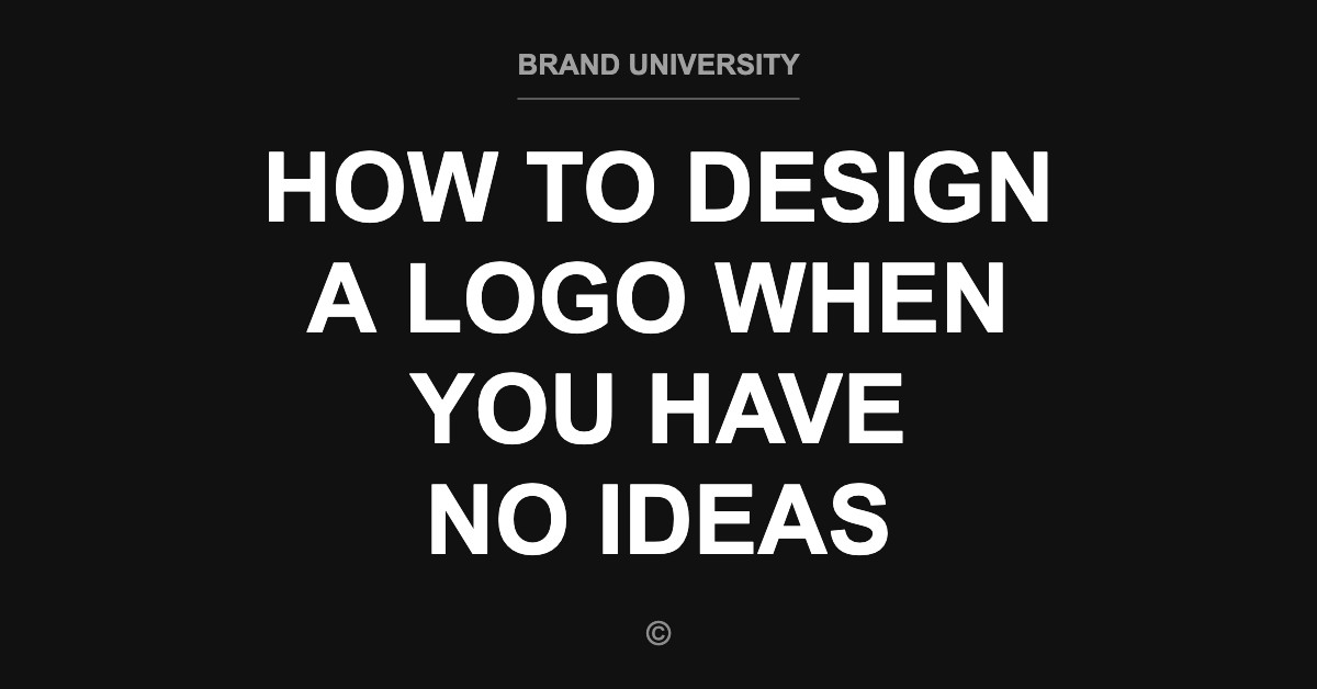 Inside the logo design course, Brand University