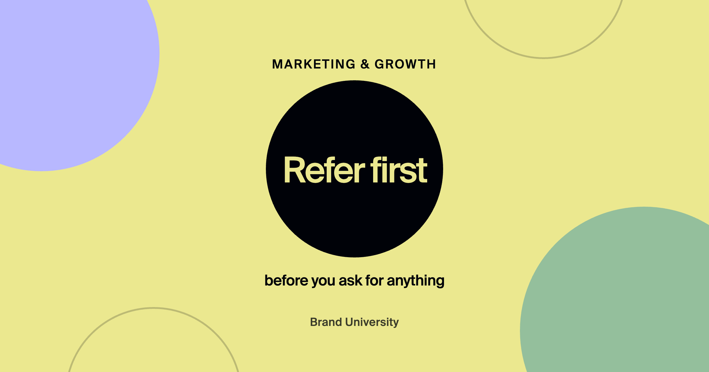 Building Referral Partnerships With Non-Competing Agencies: Refer first before you ask for anything