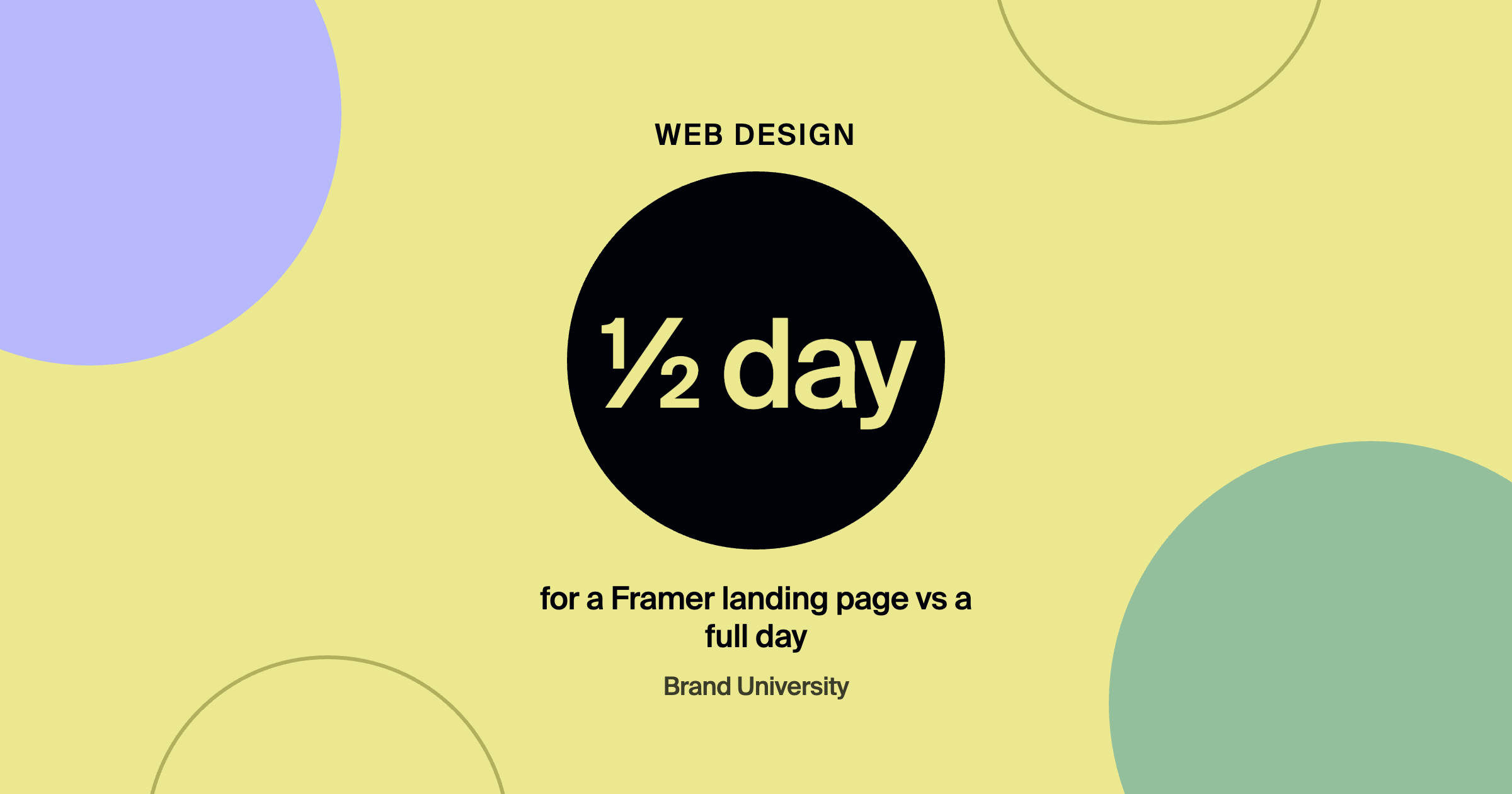 Webflow vs. Framer: Which One Actually Grows With Your Design Business?: ½ day for a Framer landing page vs a full day