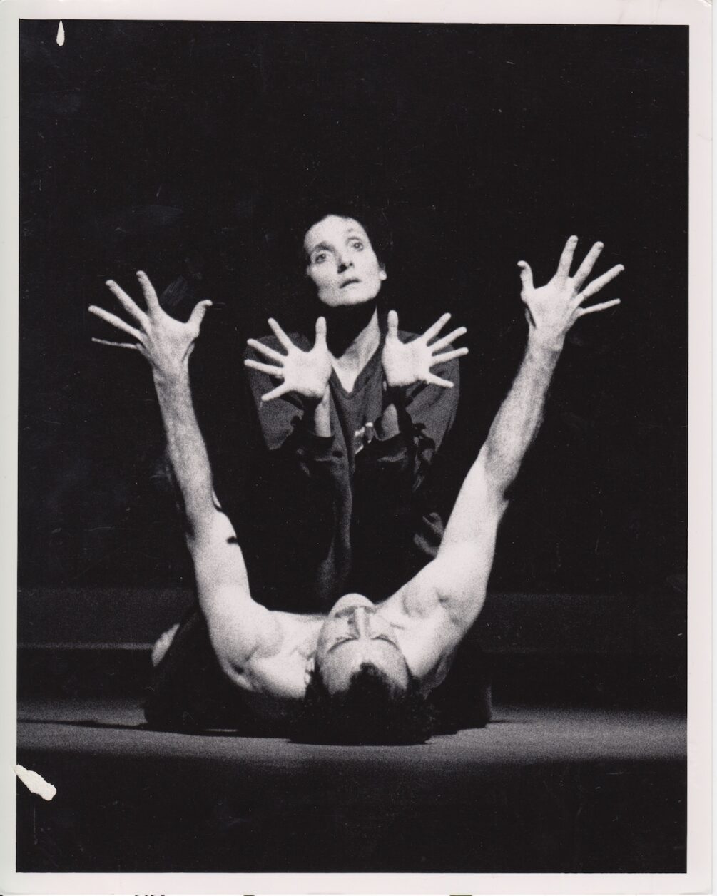 Lynda Raino and Shawn Costello in Saying Goodbye to my Brother. Photo: Evan Mathison