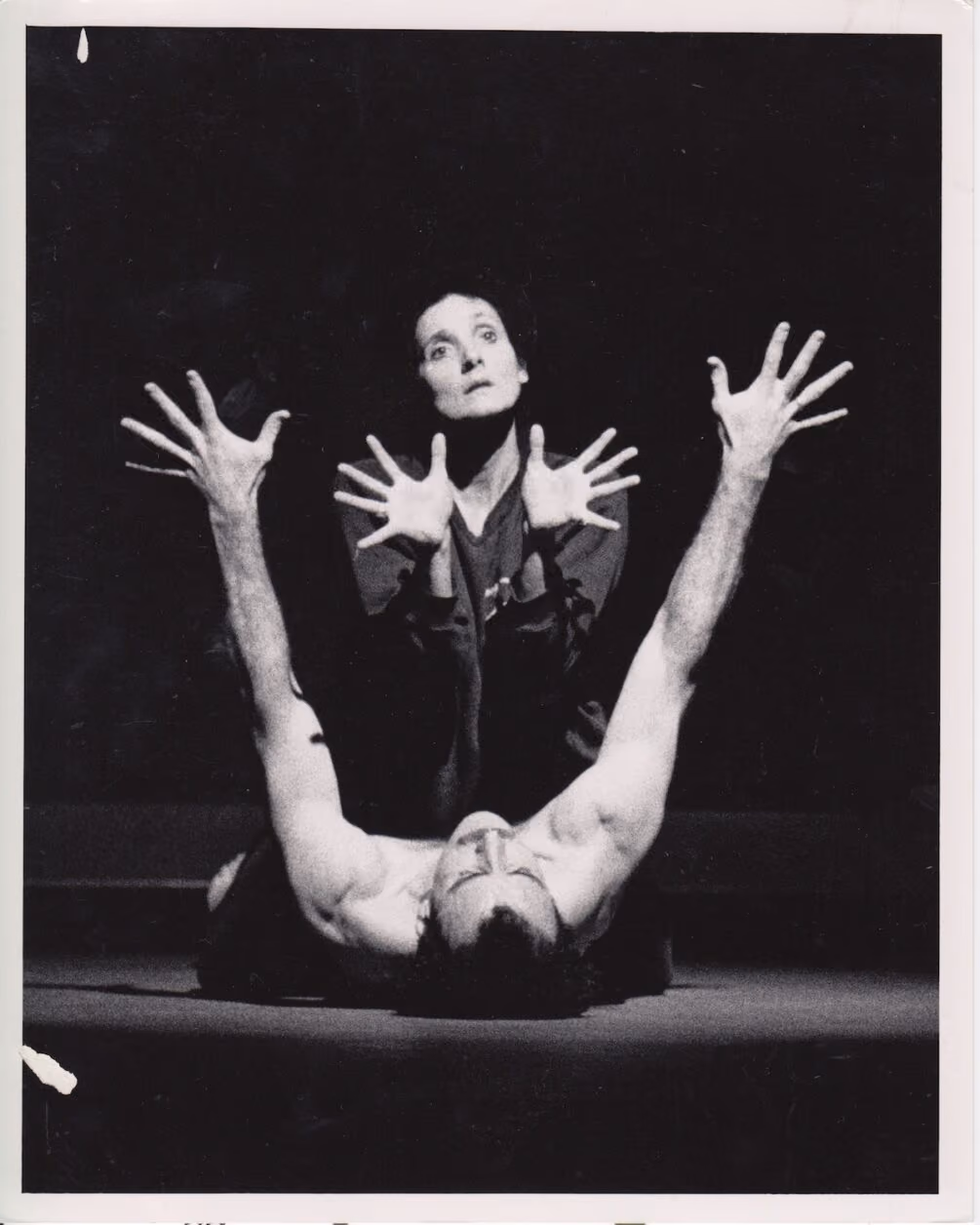 Lynda Raino and Shawn Costello in Saying Goodbye to my Brother. Photo: Evan Mathison