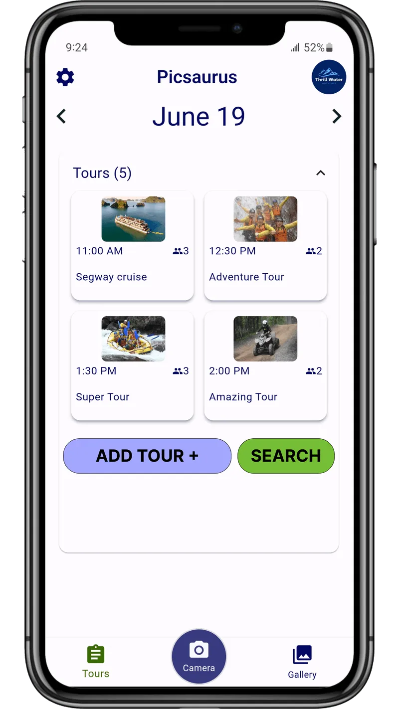 Guest booking a tour
