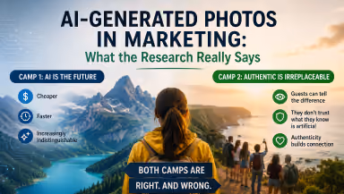 AI Photos vs. Real Guest Photos in Adventure Tourism