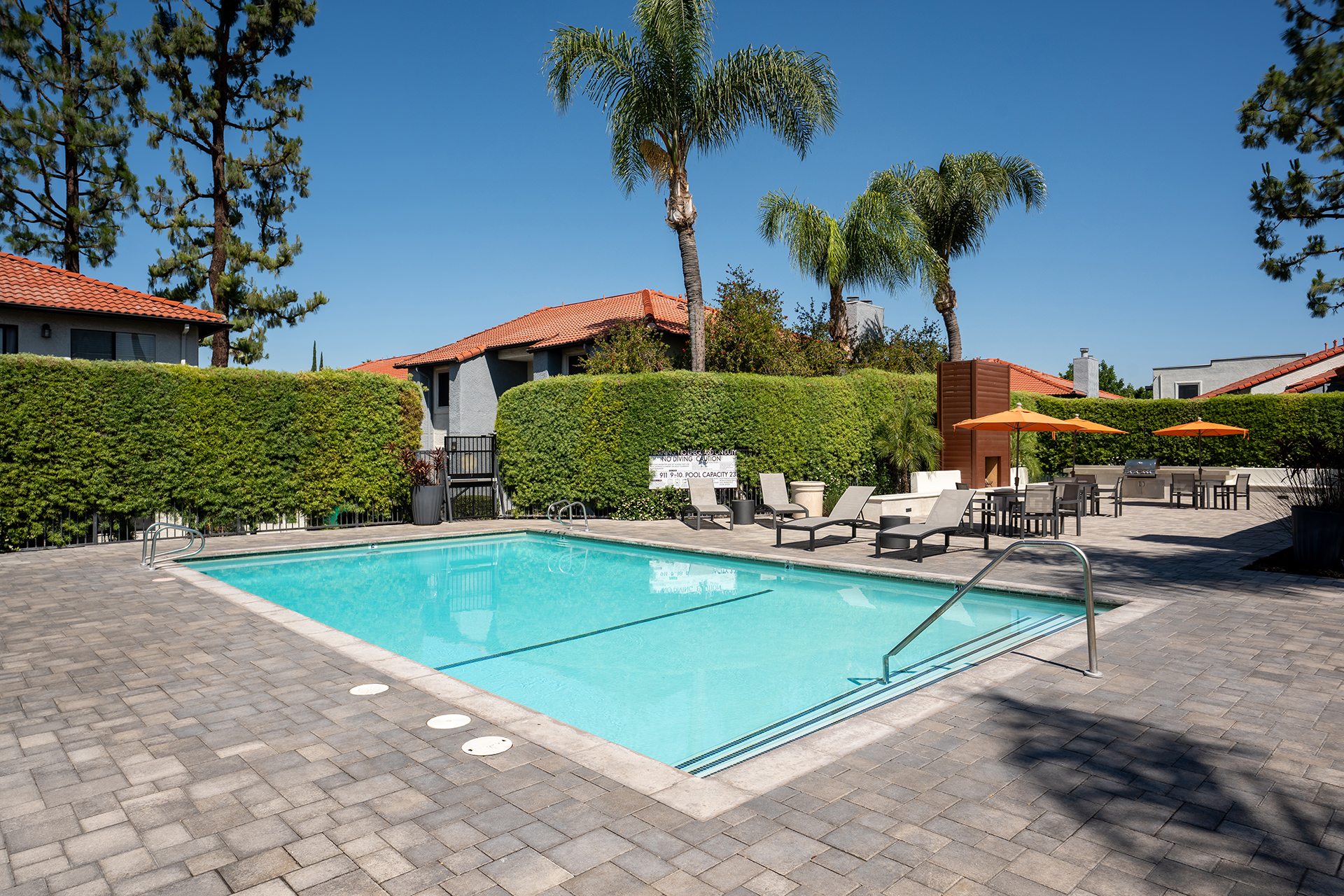View of pool and outdoor area