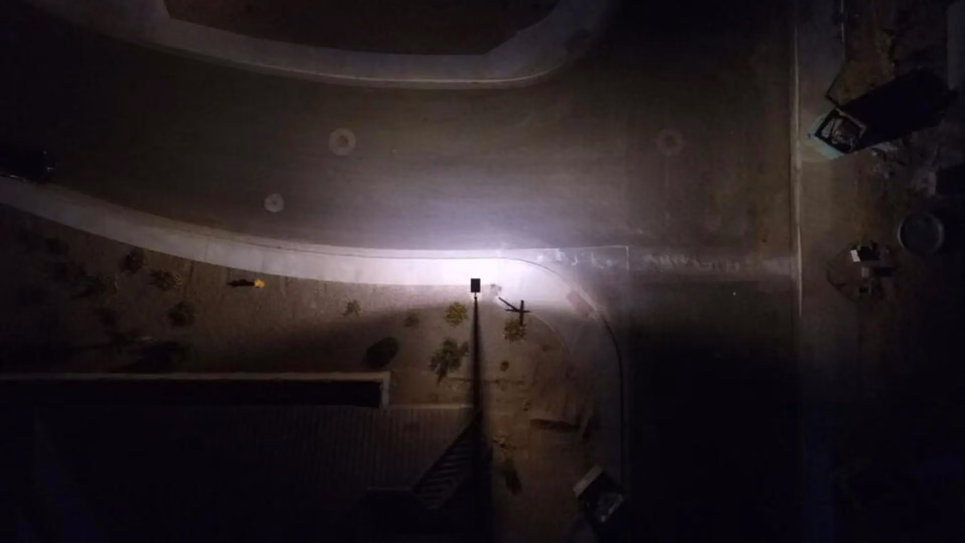 FLT solar lights installed at residential or commercial development site