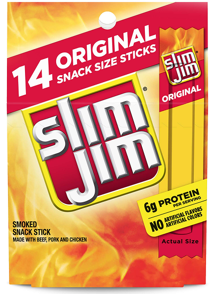 Slim Jims – Bold, savory meat sticks