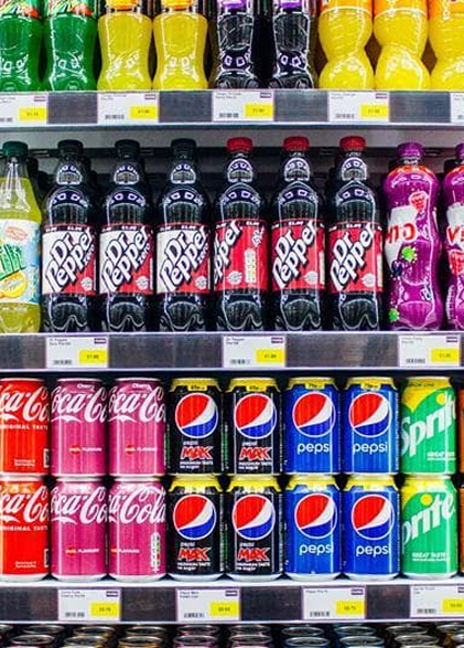 Mercy munch carbonate soda drinks in fridge