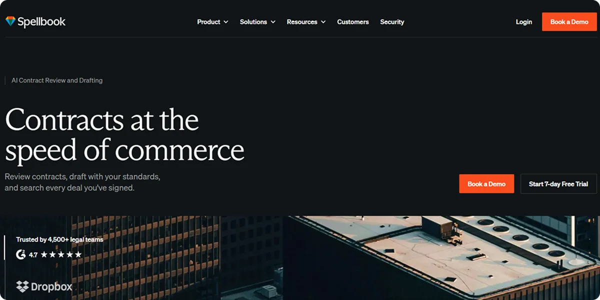 Spellbook homepage