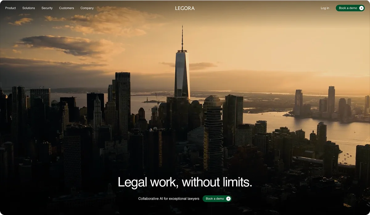 Legora Homepage