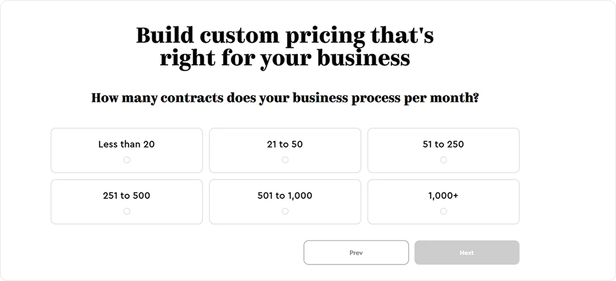 Juro Pricing
