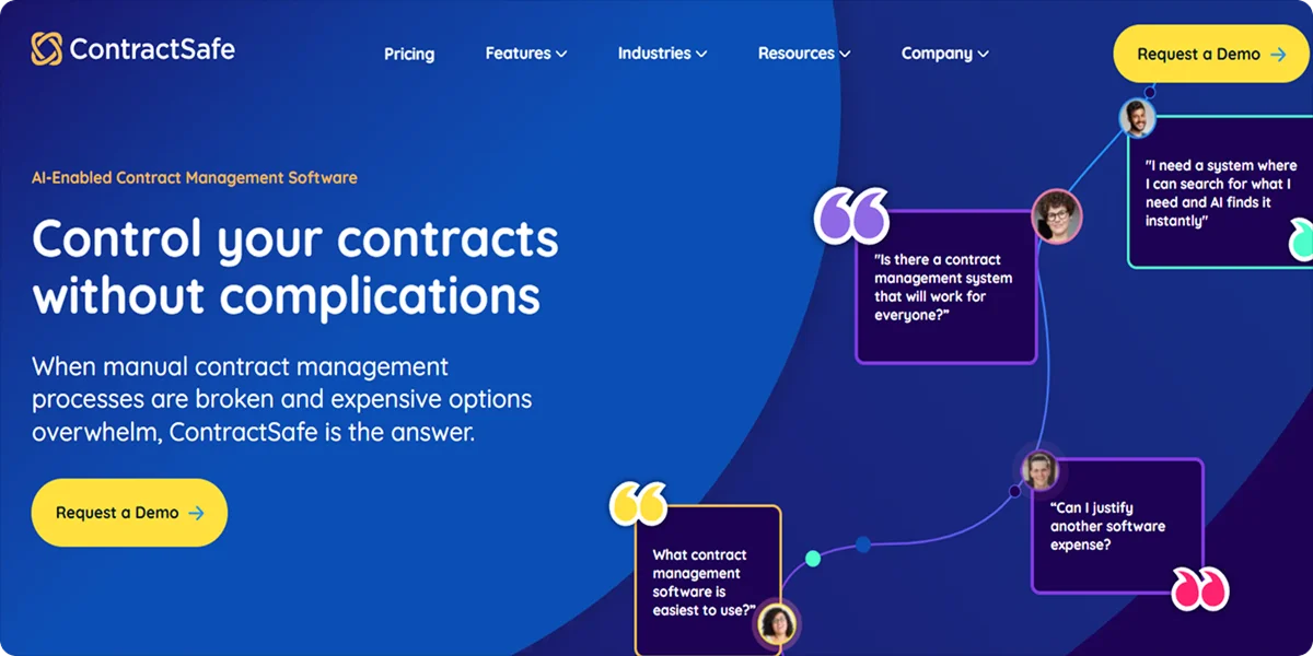 ContractSafe Homepage
