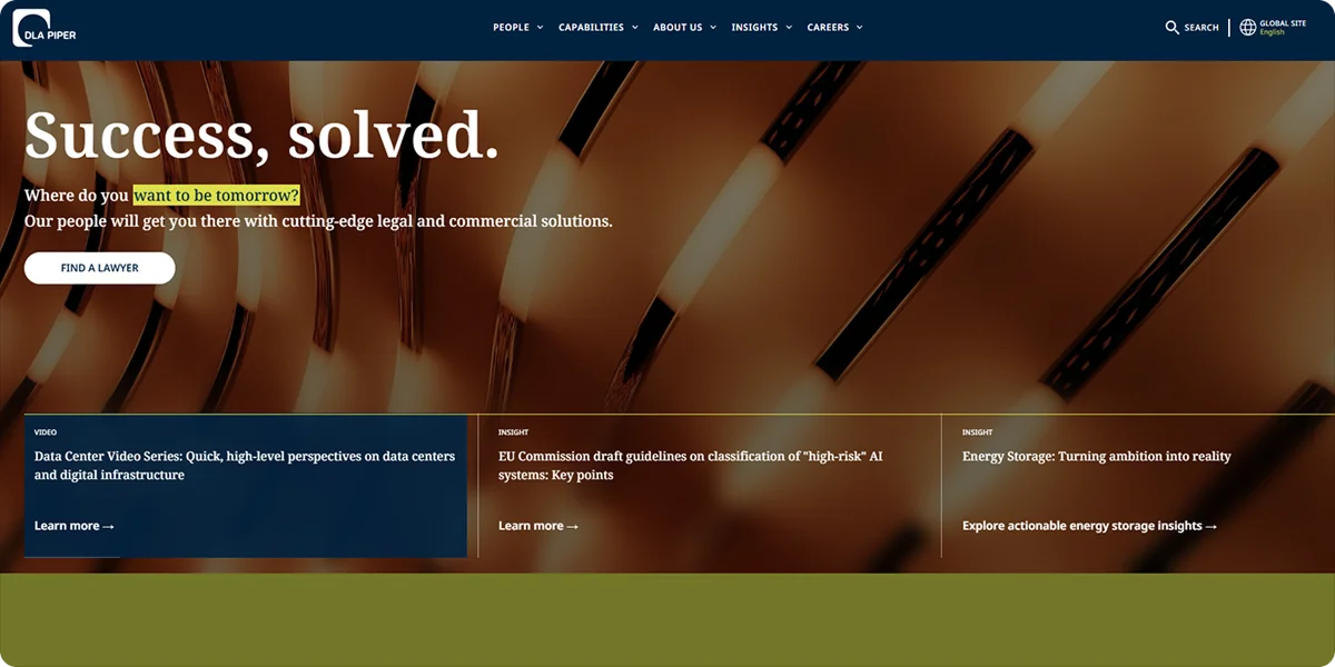DLA Piper Homepage
