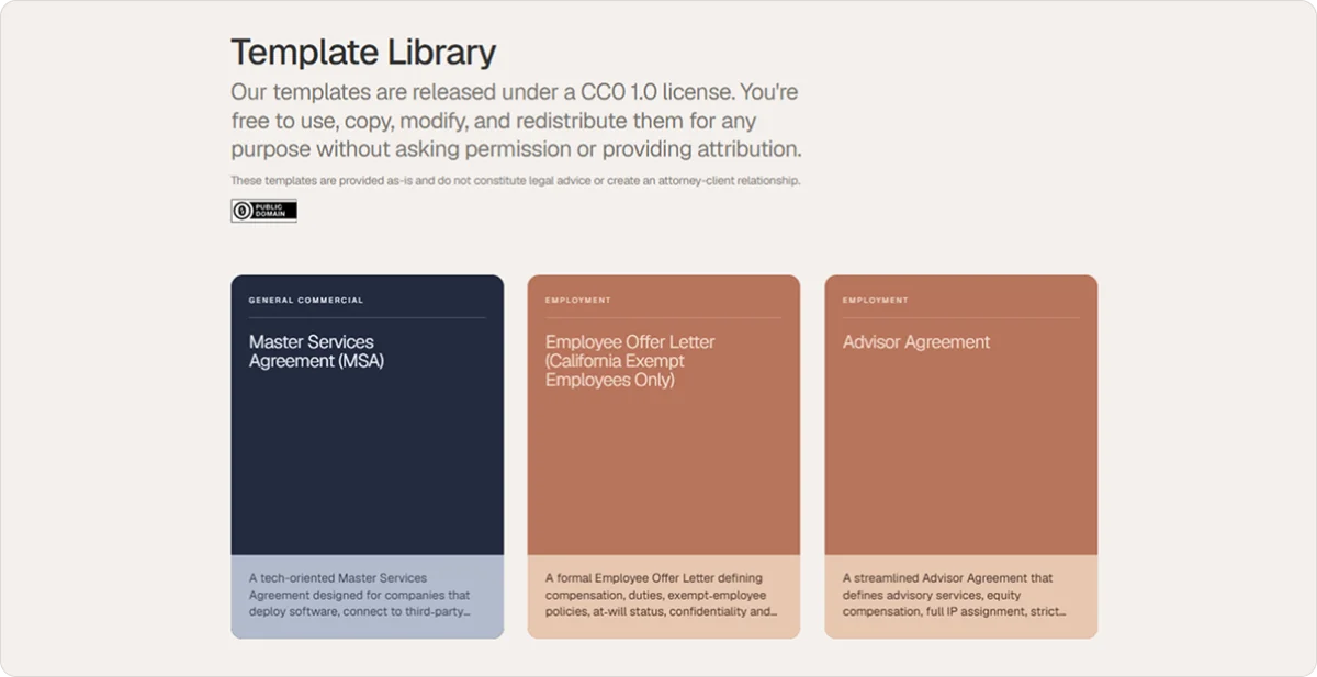 template library example