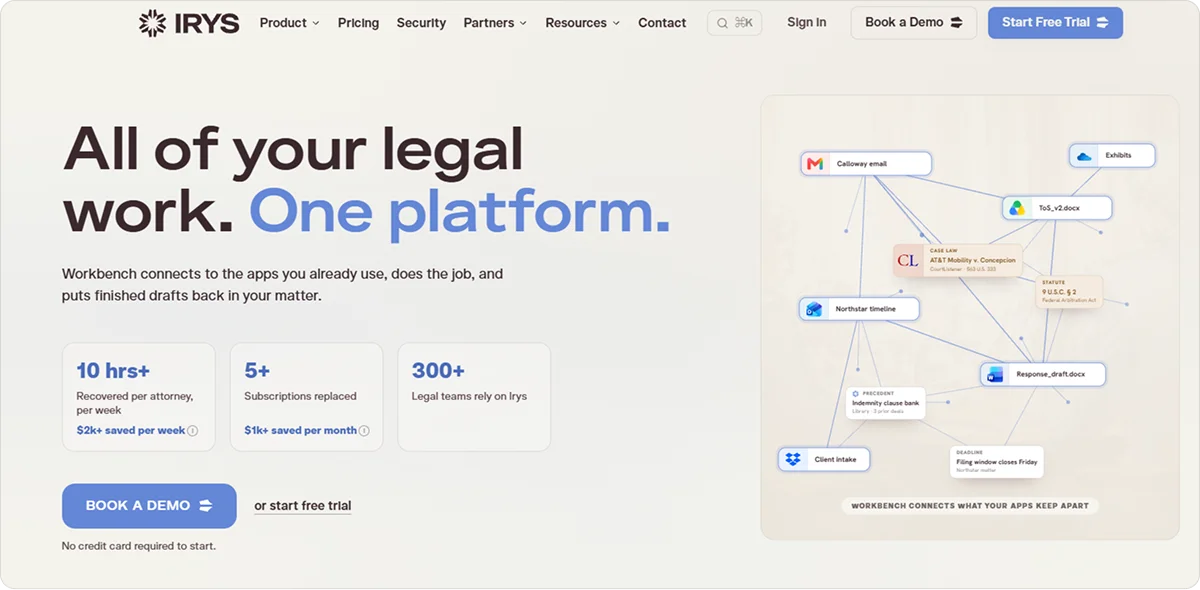 IRYS Homepage