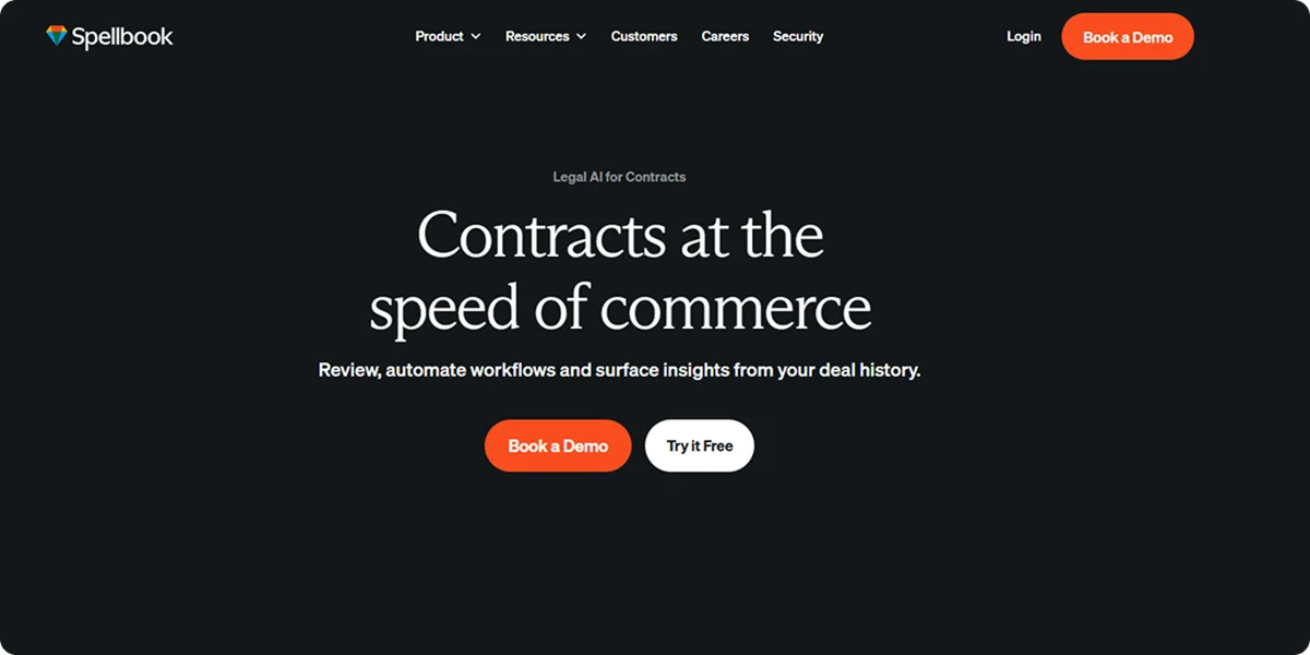 Spellbook homepage