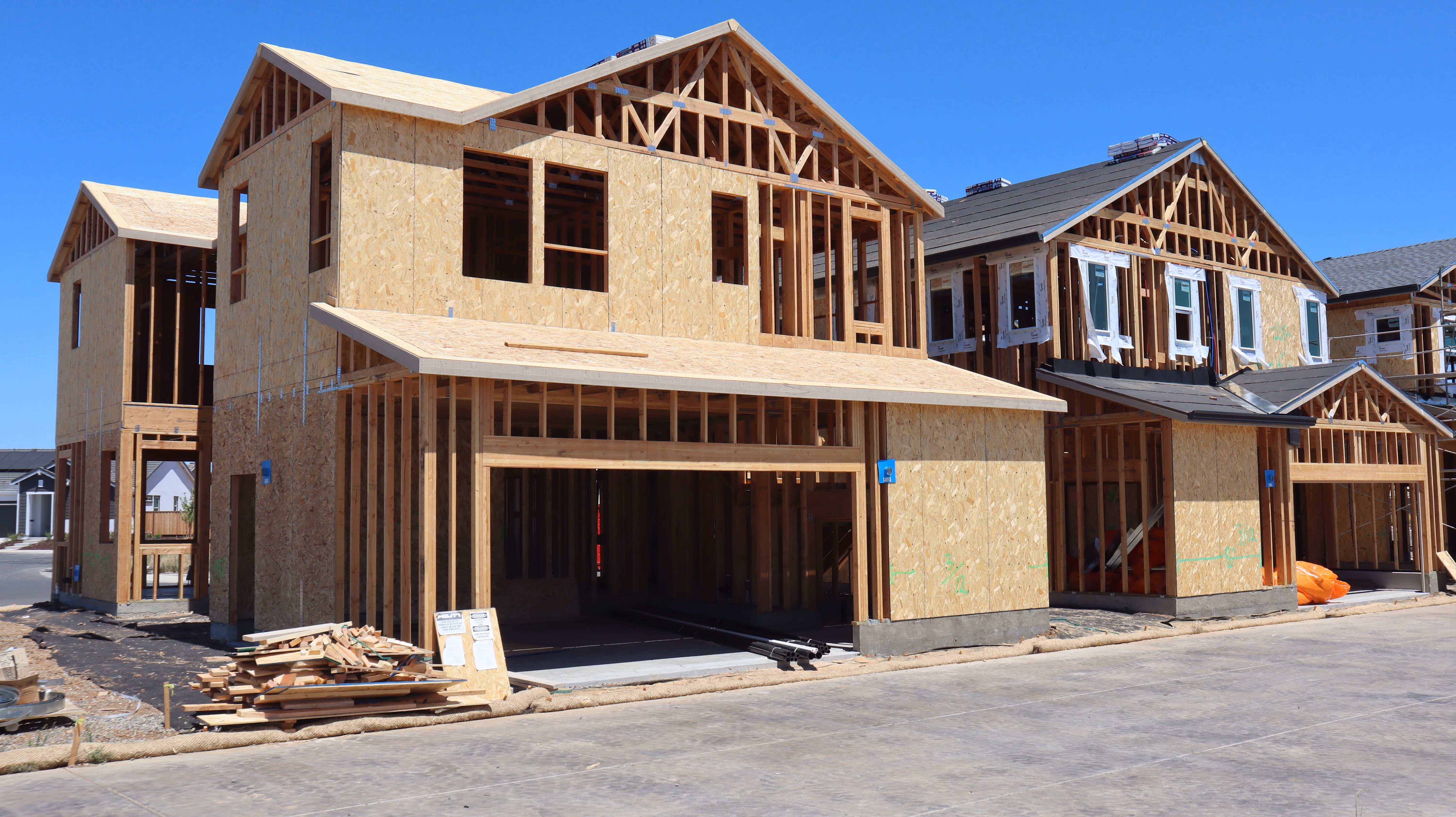 new construction of a single family home