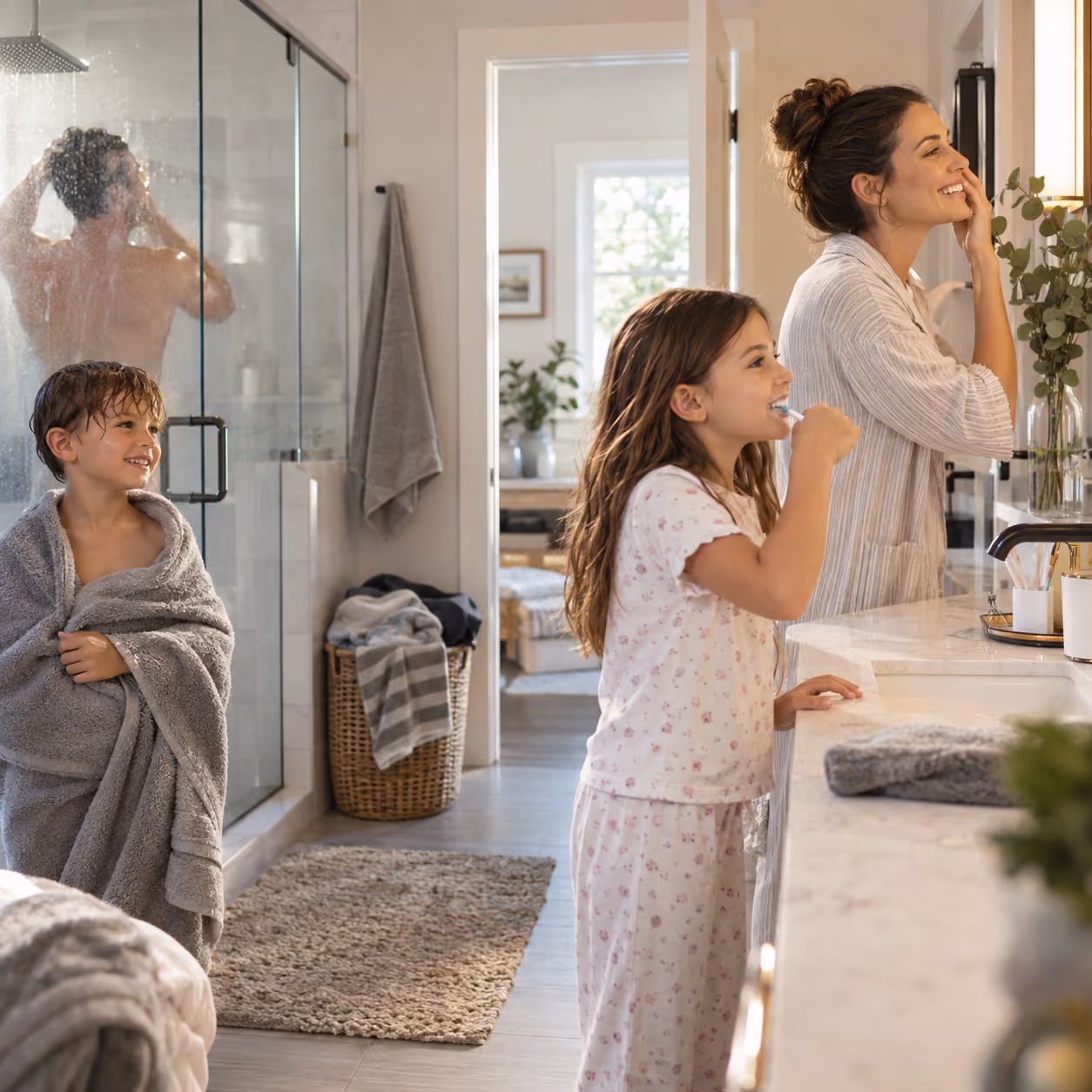 Busy Family using heavy hot water amounts