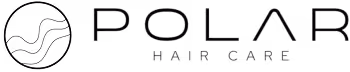 Polar Hair Care brand logo with a circular wave icon.