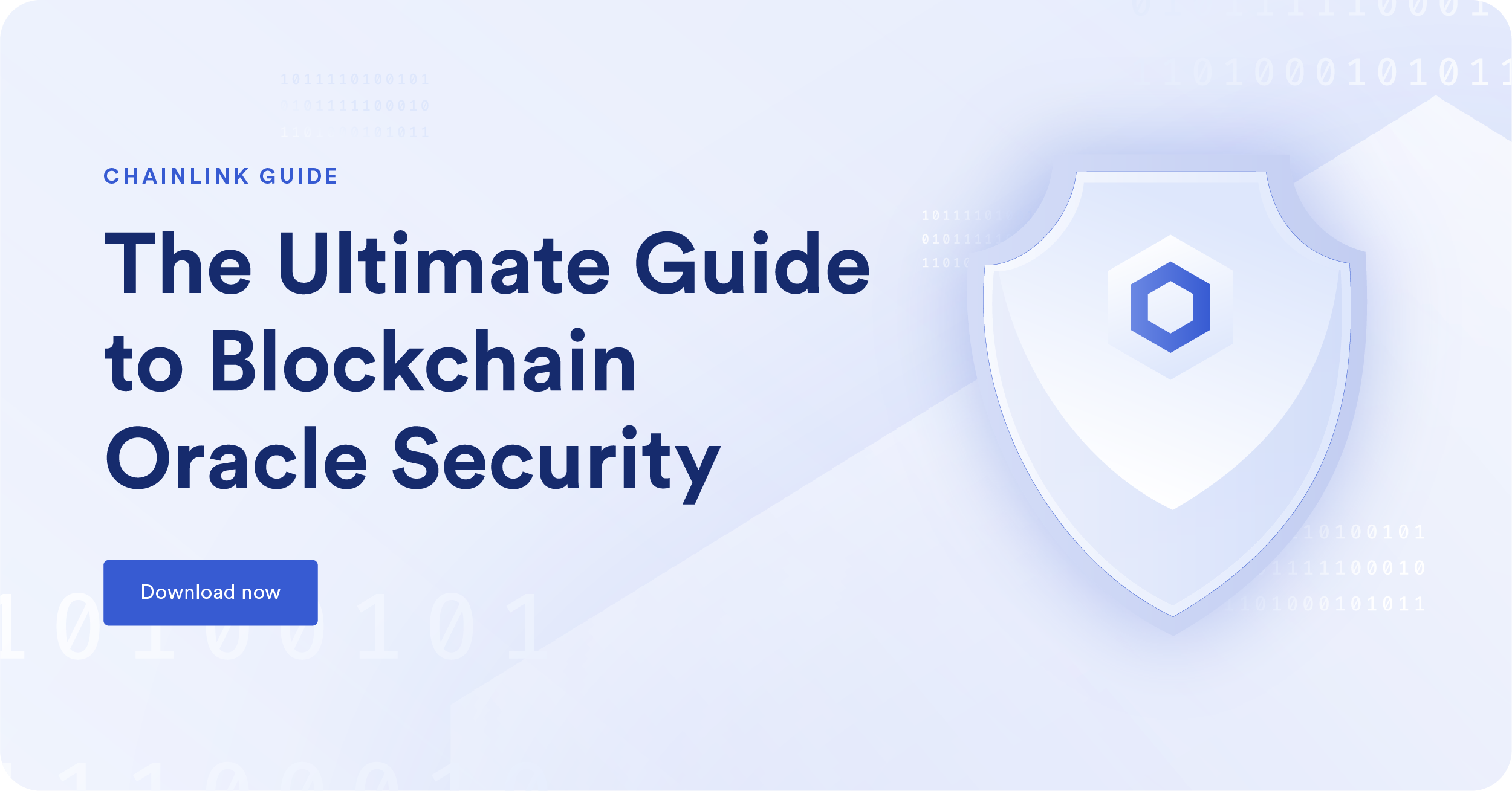 A clickable banner to a report detailing the Ultimate Guide to Blockchain Oracle Security