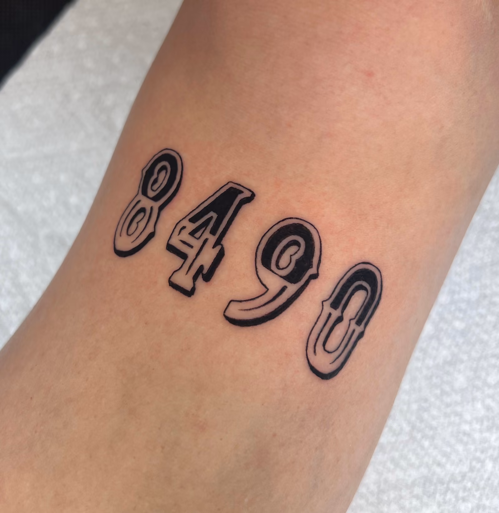 Black and Gray tattoo by Mike McAskill – detail work, Riverside CA