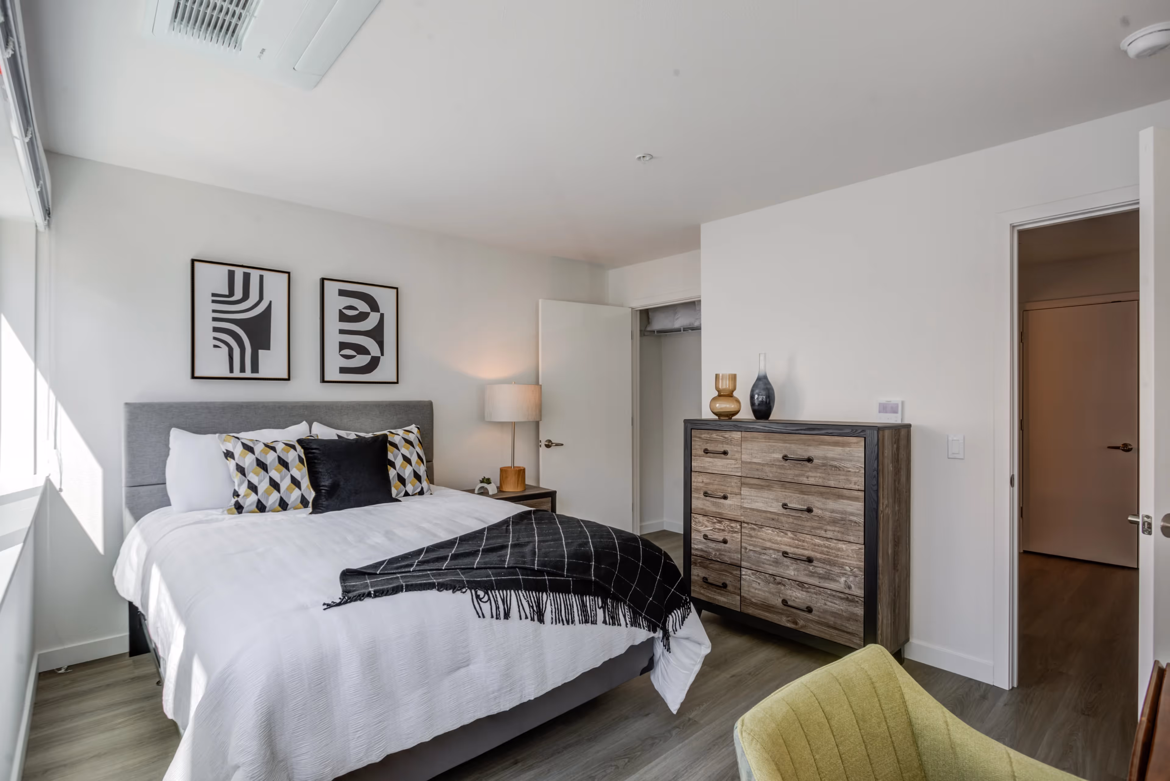 Furnished bedroom