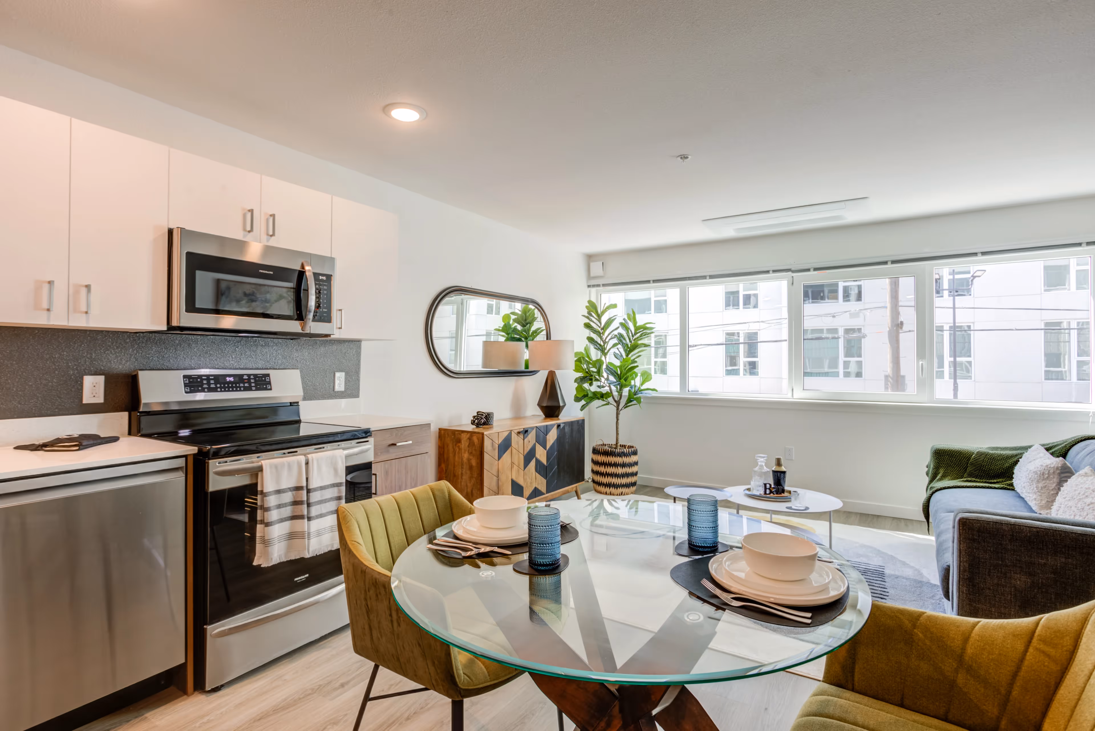 Kitchen and dining room