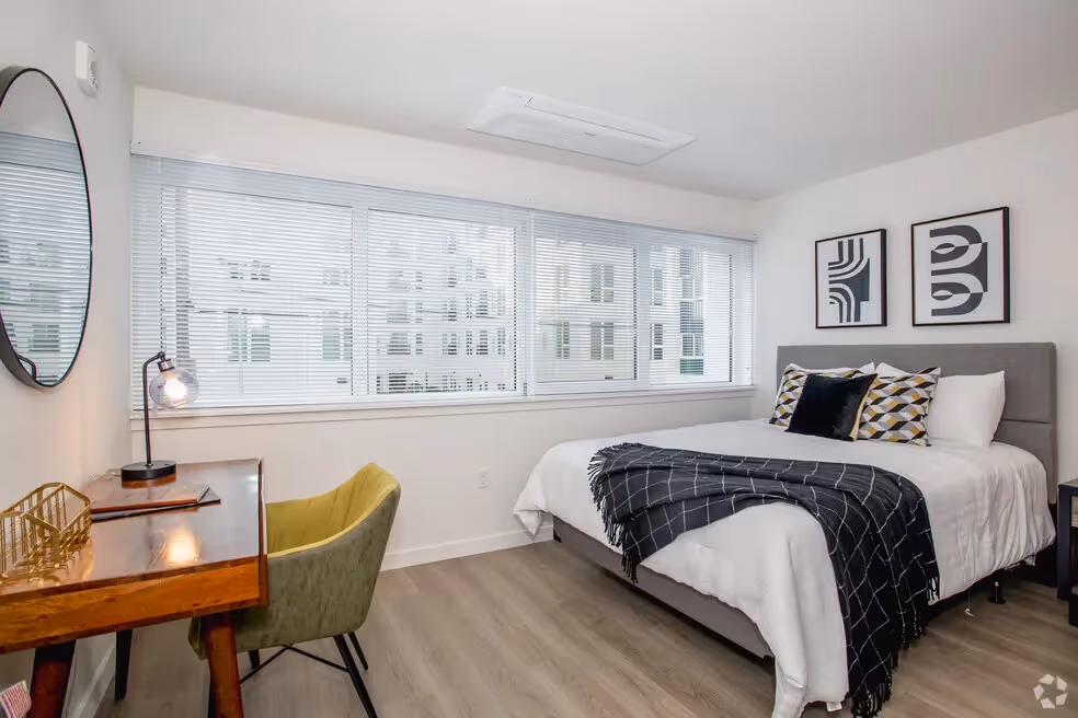 Furnished bedroom