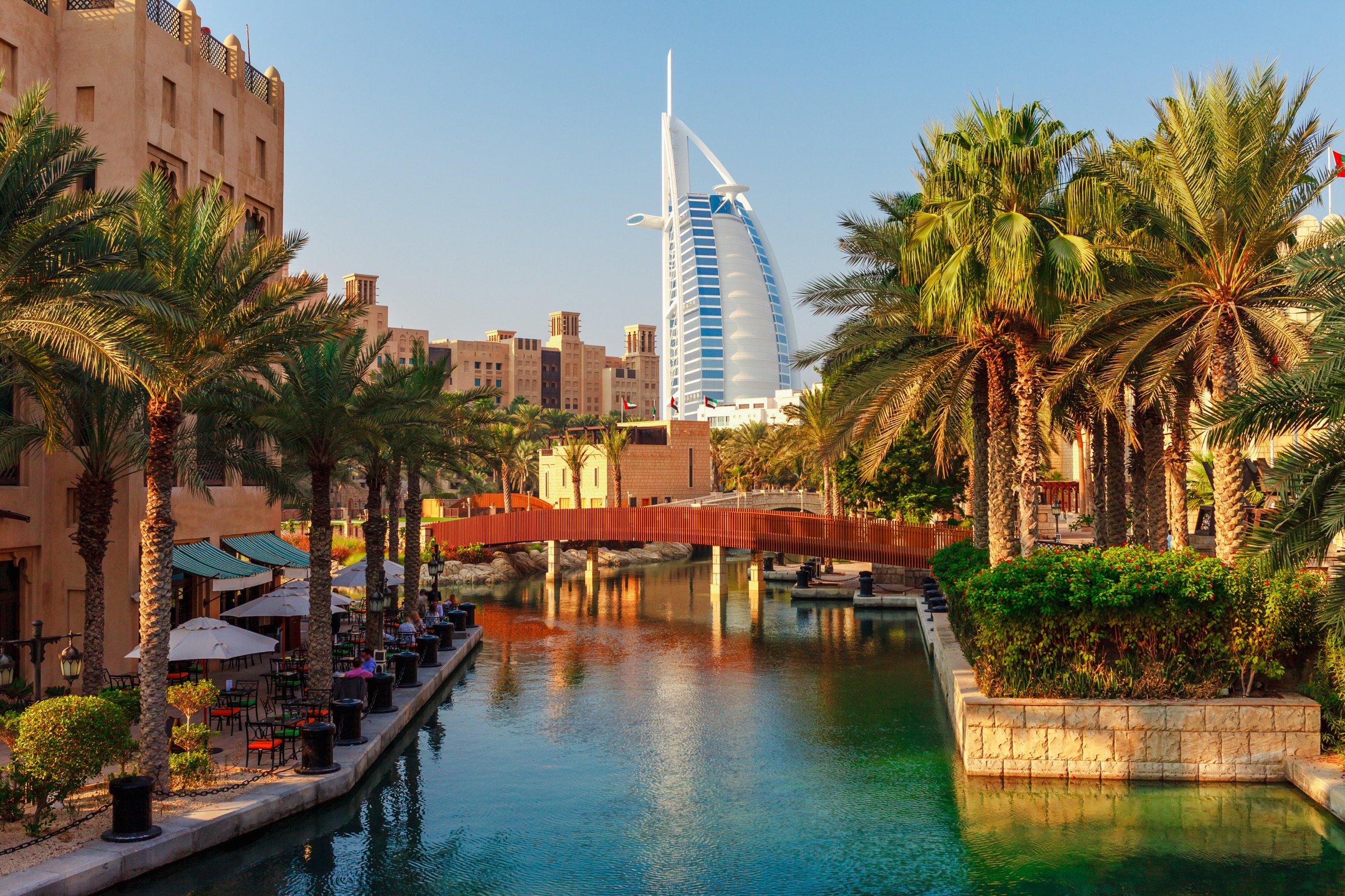 Dubai skyline at dusk