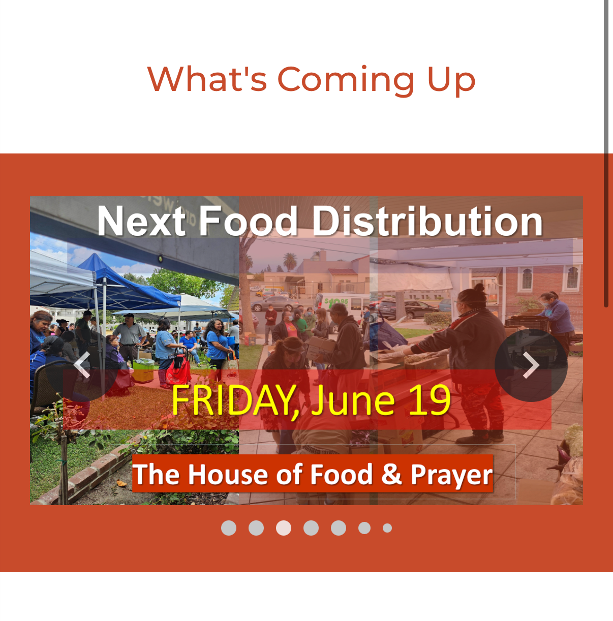 Website made for vineyard monrovia church