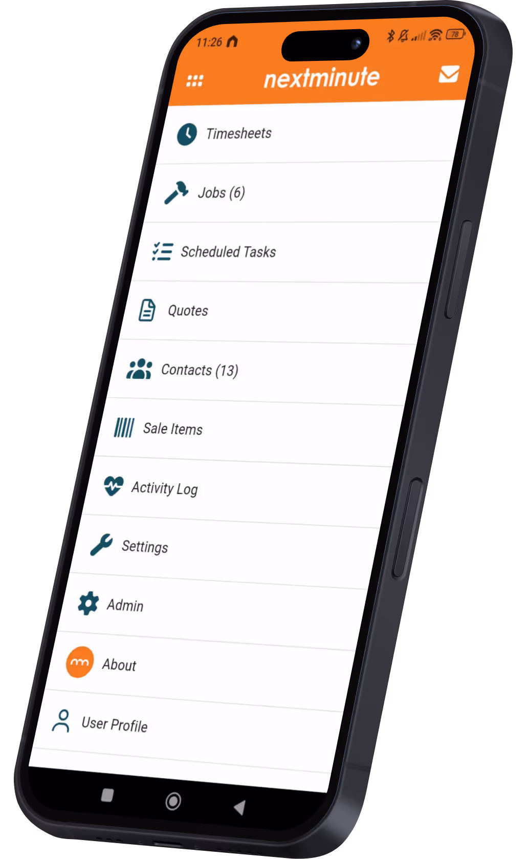 NextMinute Mobile App