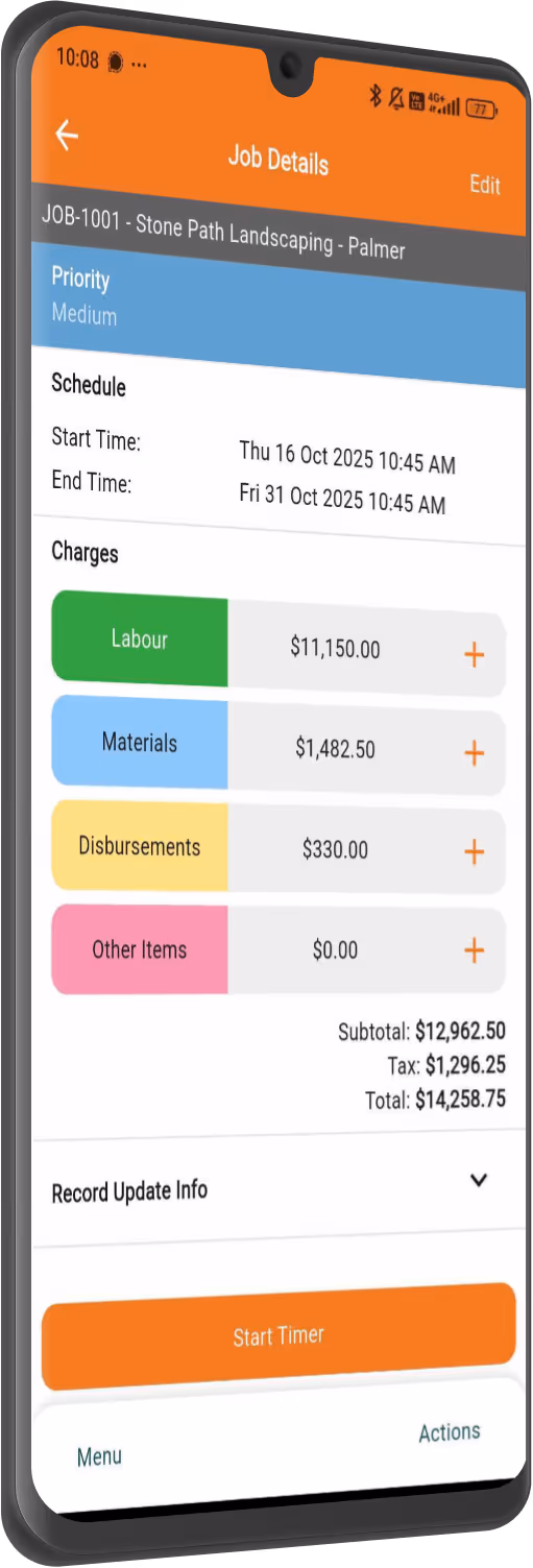 NextMinute: Quoting on Mobile