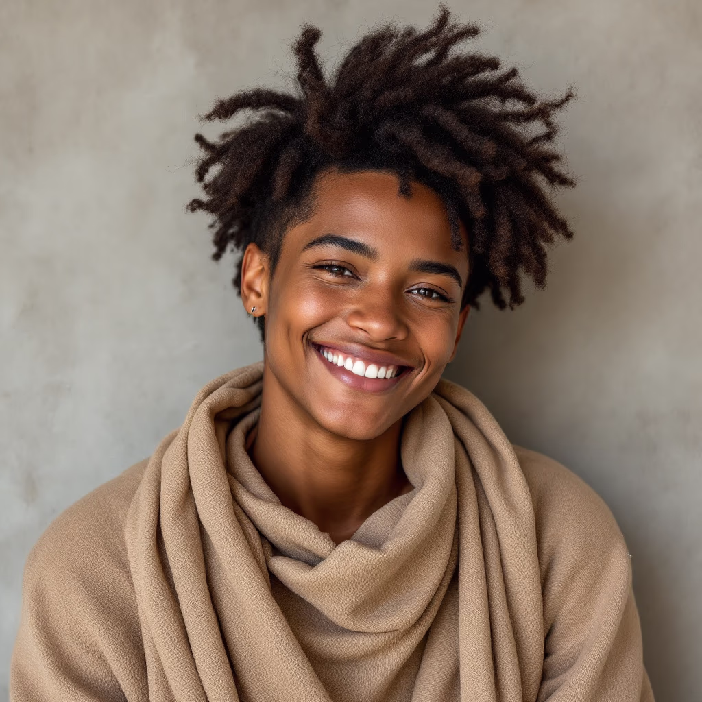 [headshot] image of a smiling customer (for a travel agency)