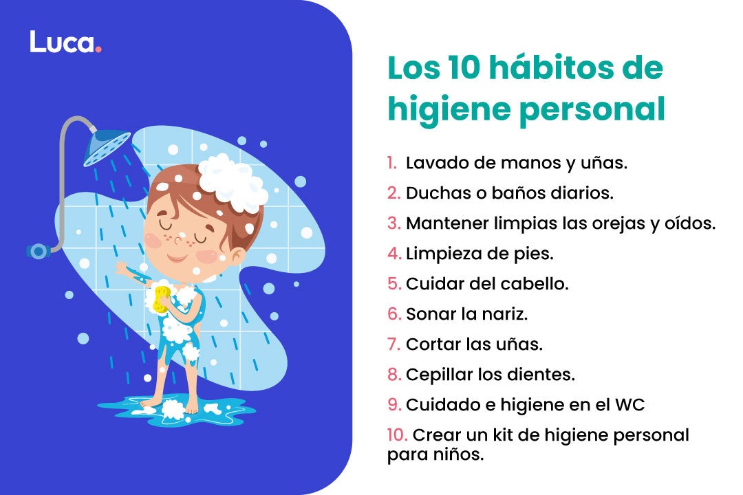 higiene personal para niños