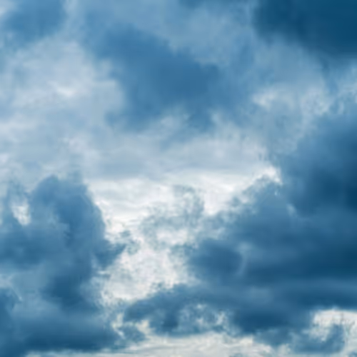 Clouds in a blue sky