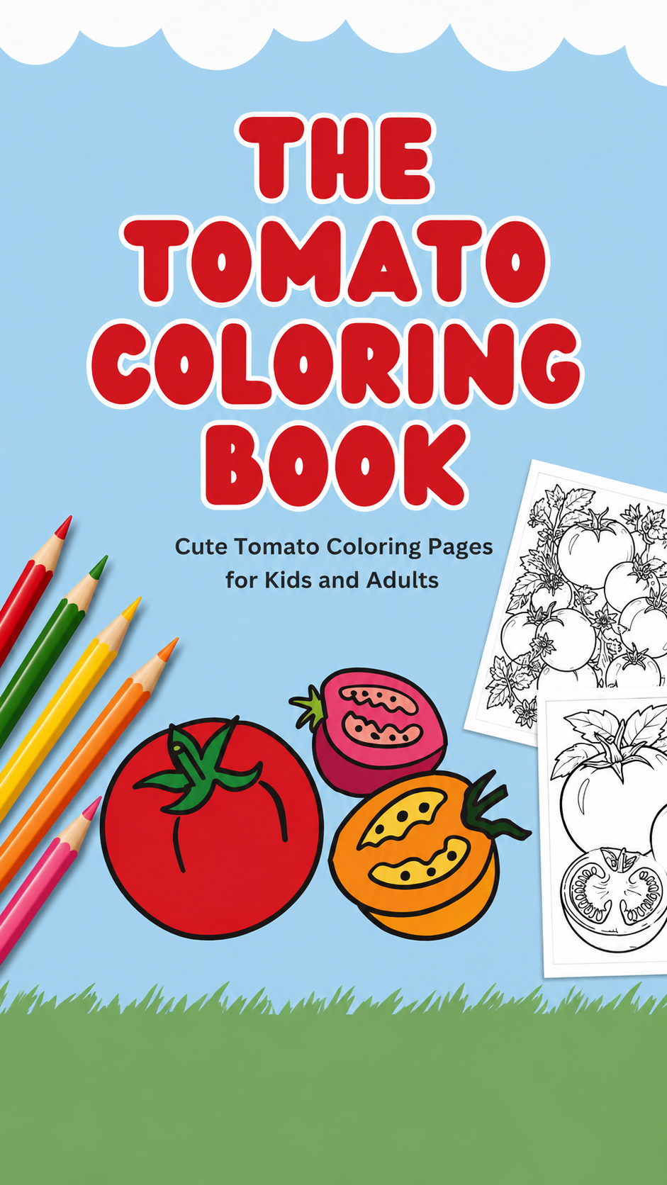 Heirloom Tomato Coloring Book