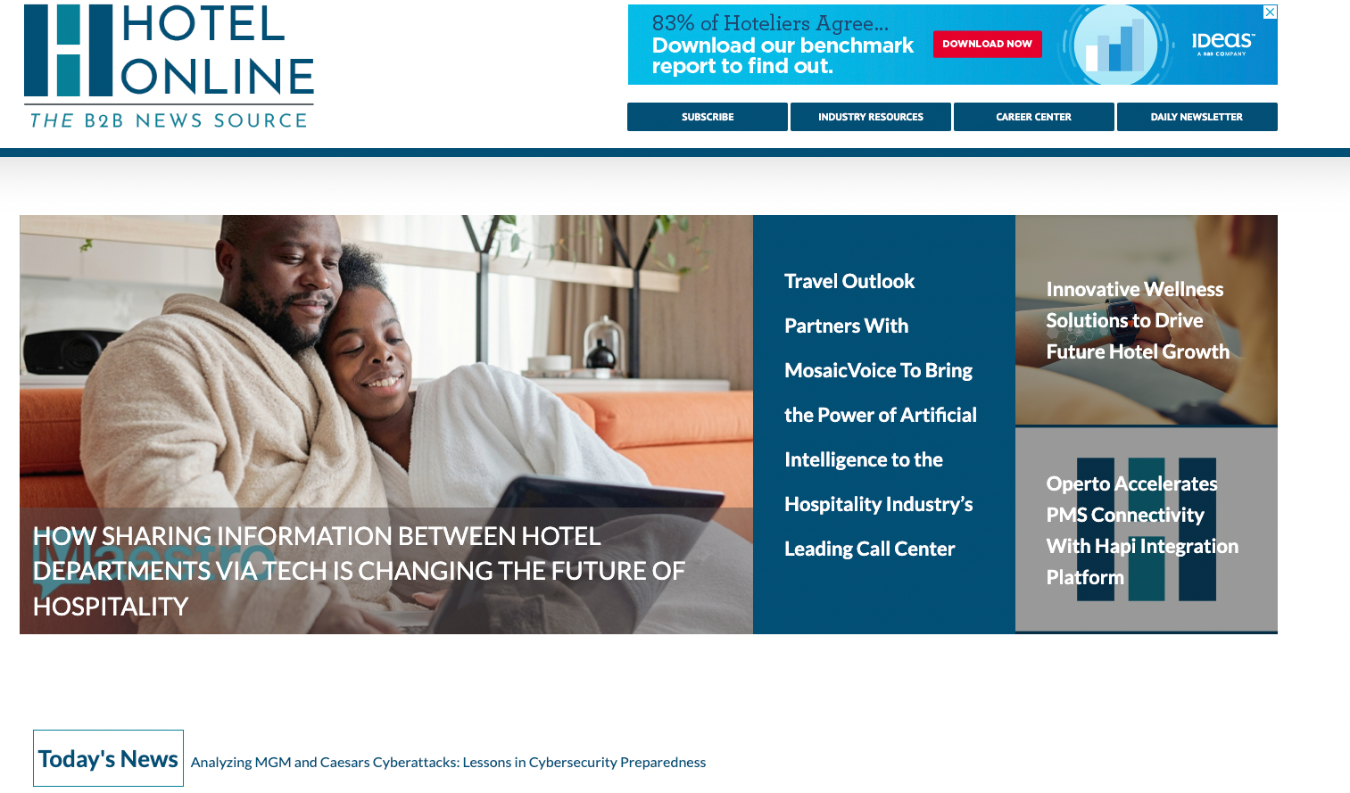 <p>Hotel Online is a comprehensive platform that provides a wealth of information for hoteliers and hospitality professionals. Their blog<strong> covers diverse subjects such as hotel management, revenue strategies, marketing, and industry trends</strong>. It's a valuable resource for practical advice and industry news.</p>