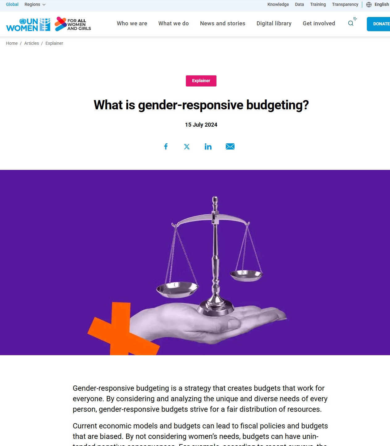 A screenshot of the website