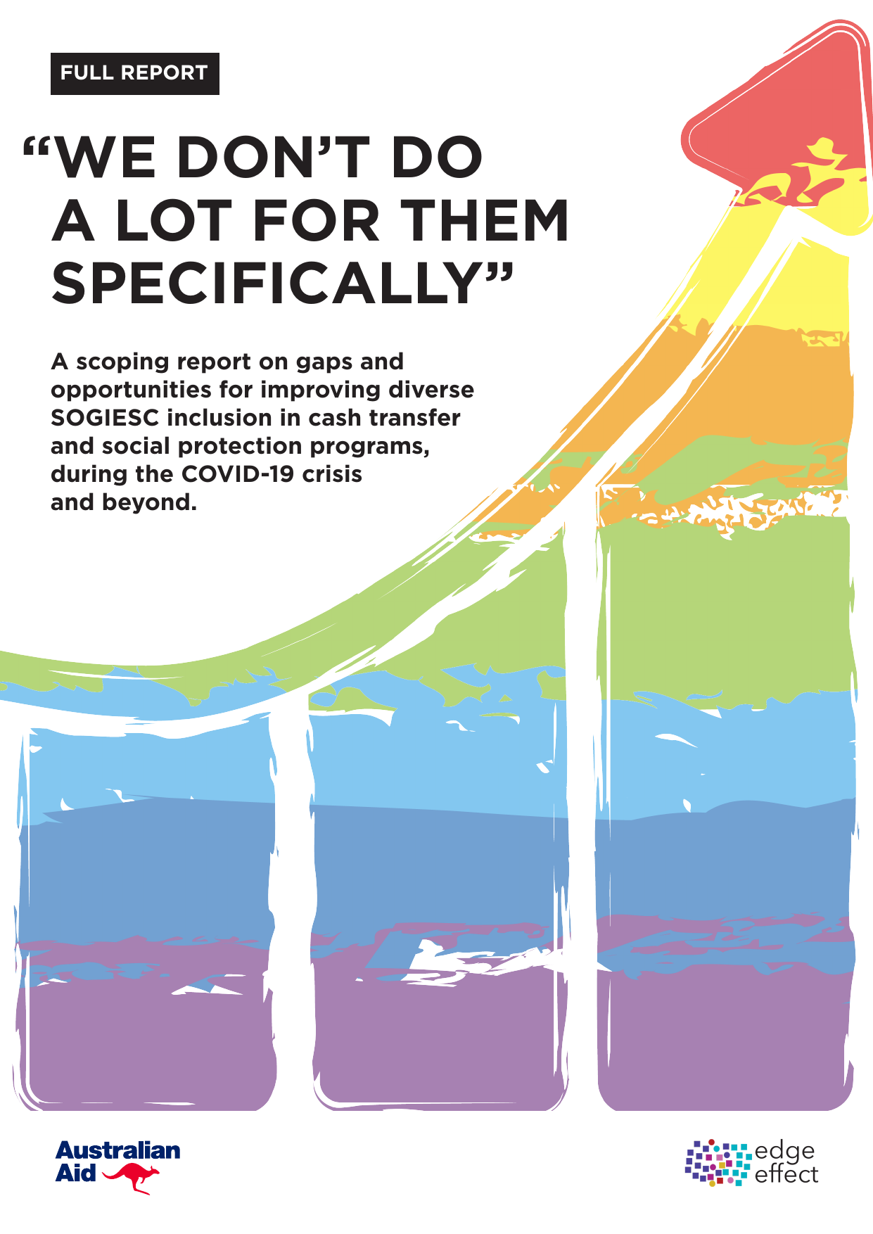 Cover page of the Edge Effect report "We don't do a lot for them specifically"