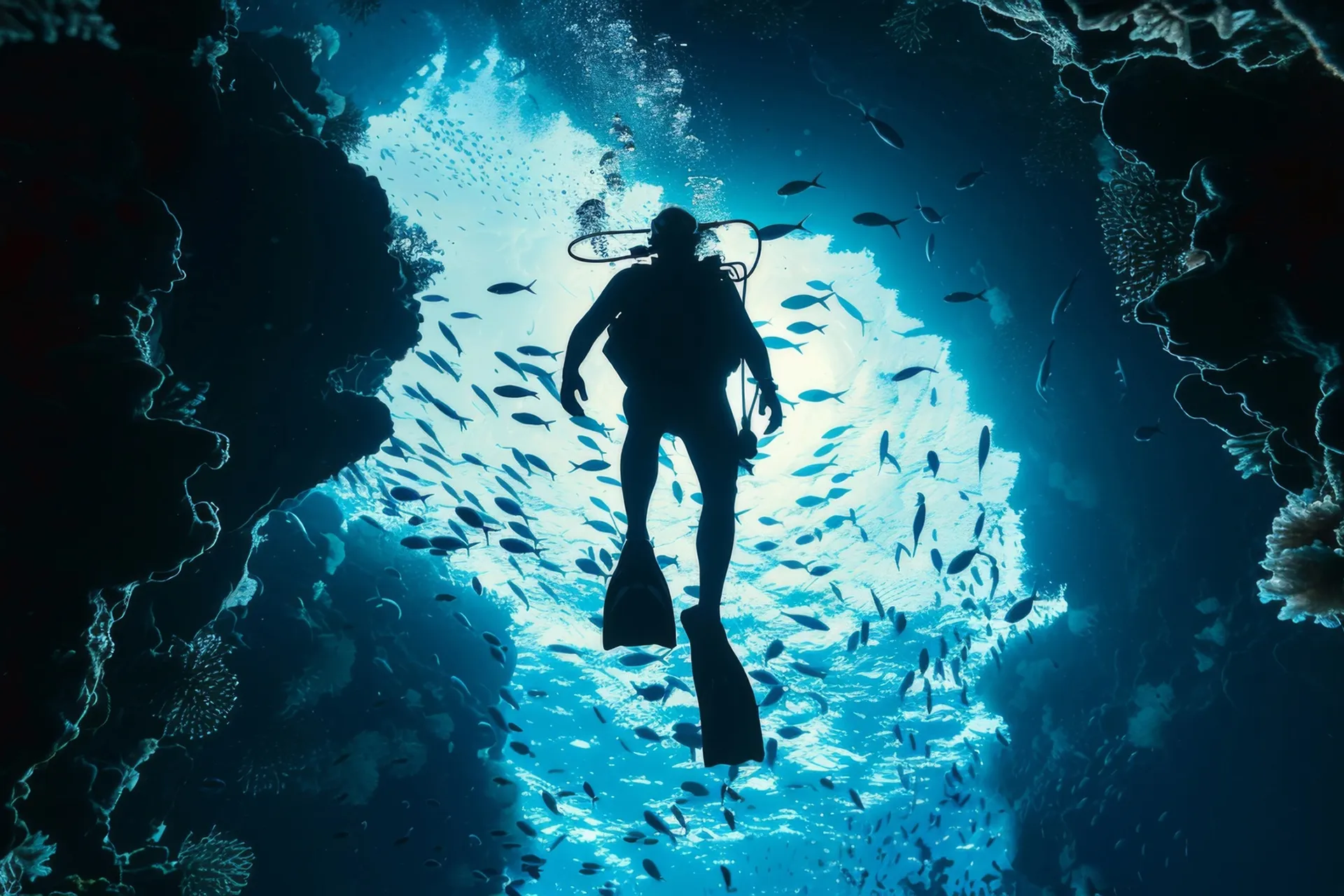 Scuba divers