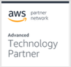 AWS Partner Network badge for Advanced Technology Partner status.