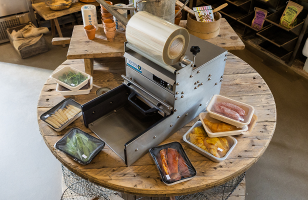 Farm shop packaging machine