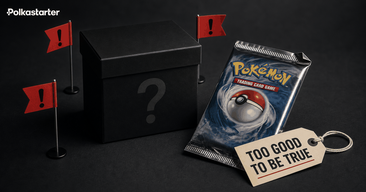 How to Spot a Bad Mystery Box, Red flags of a bad Pokemon mystery box: resealed packs, vague contents, and too-good-to-be-true promises