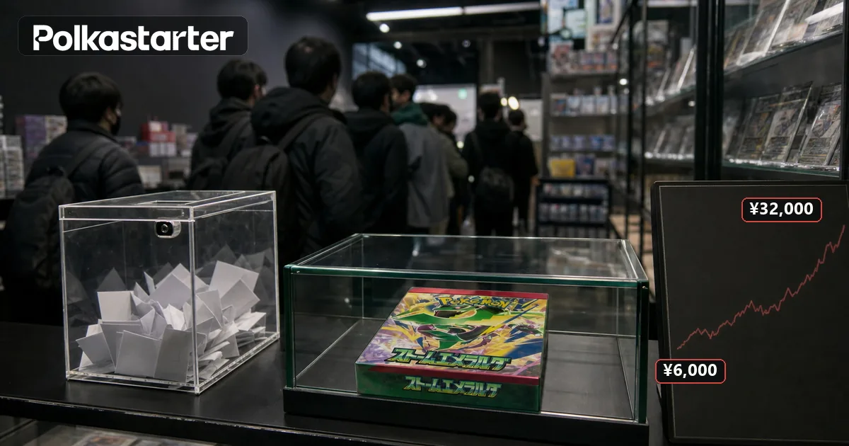 The Launch Was a Lottery, Storm Emeralda distribution: advance lotteries and limited allocations instead of open retail shelves