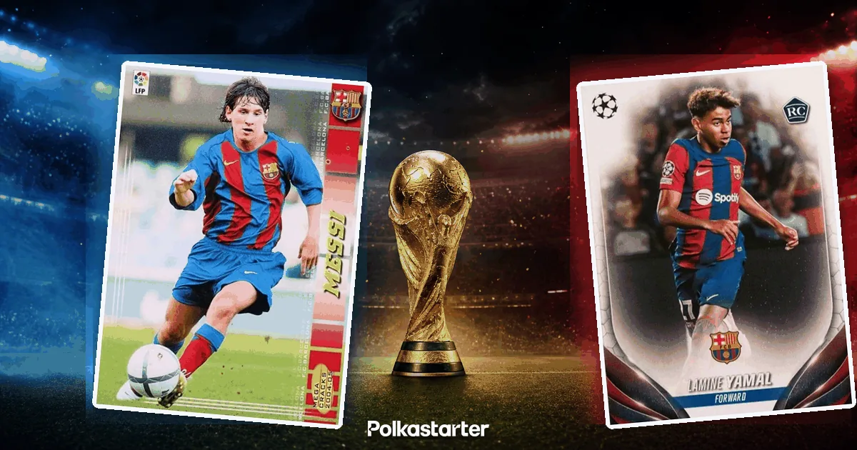 Messi vs Yamal in the World Cup final: the $1.5 million rookie card against the $396,500 record heir