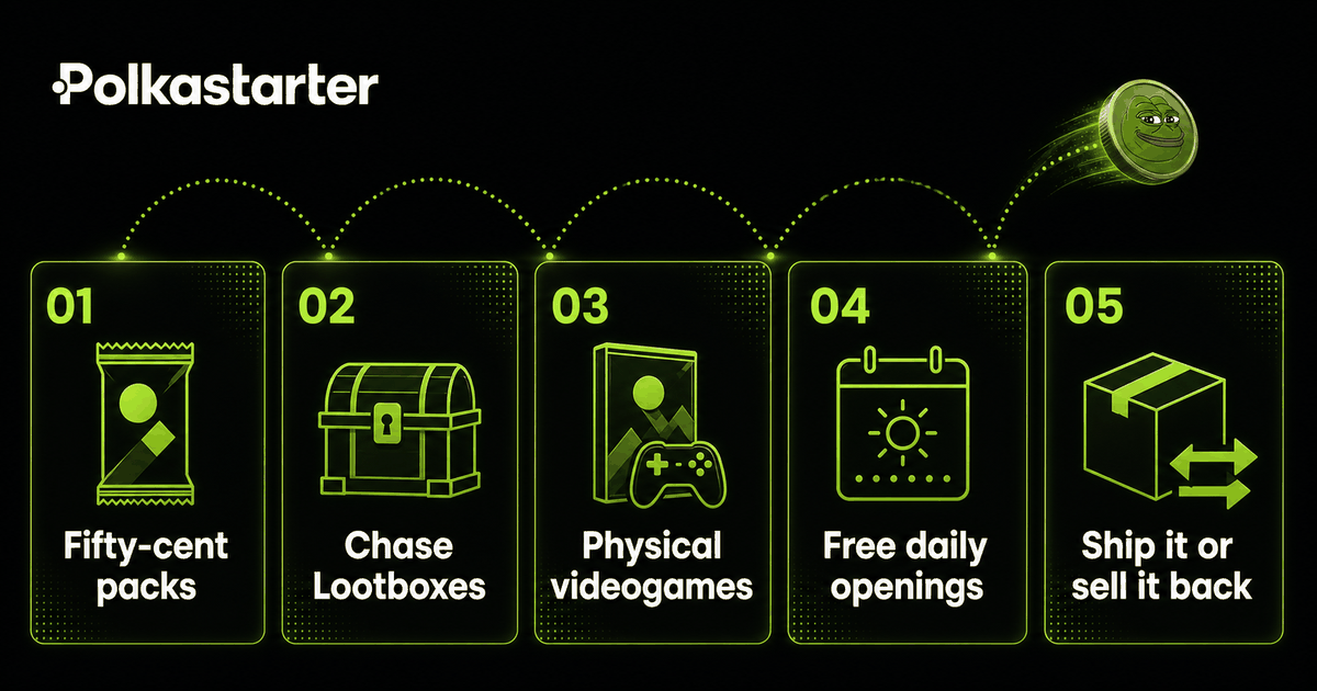 Five Things Your PEPE Buys, Five things Pepe buys on Polkastarter, from fifty-cent packs to chase Lootboxes