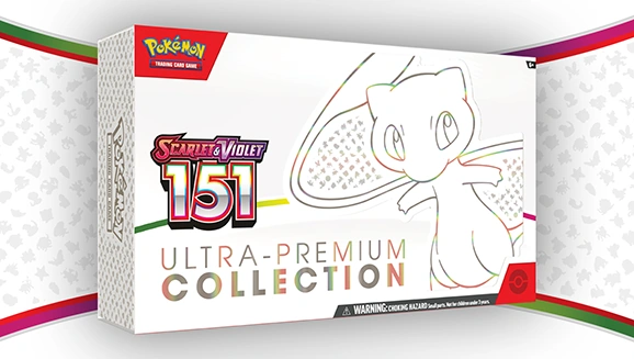 Official Pokémon product image of the Scarlet & Violet 151 Ultra-Premium Collection